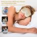 100% Mulberry Silk Sleeping Mask - Adjustable Eye Mask for Women and Men - Ideal for Travel, Home, and Office - Black (3D Gold) - Buy Online on GoSupps.com