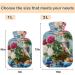 Naanle Oil Painting Bird & Flowers Heat Bottle 1L - Transparent Hot Water Bottle for Bed & Pain Relief | Thermal Therapy & Comfort - Buy Online on GoSupps.com