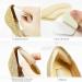 Daily Treasures Heel Pads & Foot Cushions - Reusable Anti-Slip Inserts for Shoes | Comfort for Men & Women | Blister Protection (Apricot & Black - Buy Online on GoSupps.com
