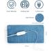 Heating Pad for Back Pain Relief - Hot Electric Heated Pad with Auto Shut Off, 5 Heat Settings, Dry & Moist Heat Option - 12X24 Soft Flannel Lake Blue - Buy Online on GoSupps.com