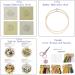 Bonroy 4 Sets Embroidery Kit for Beginners - Art Craft Sewing with Hoops, Patterns & Threads - Buy Online on GoSupps.com