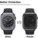 Mowei 3-Pack Apple Watch Series 8/7 Screen Protector 45mm - Premium 9H Tempered Glass, Full Coverage, Bubble-Free, Waterproof - Infinite HD Shield for Apple Watch 7/8 45mm - Buy Online on GoSupps.com