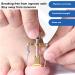 Saluaqui 10pcs Ingrown Toenail Corrector Toenail Correction Tool Toe Clamp Leverage Principle Alloy Ingrown Toenail Lifter for Pedicure Golden Silver - Buy Online on GoSupps.com