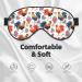 Buy Adjustable Double-Sided Roosters and Flowers Sleep Mask | Soft Eye Covers for Better Sleep Shade & Reduced Eye Edema - International Shipping Available - Buy Online on GoSupps.com