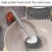 Stainless Steel Scrubber with Handle Steel Wool Scrubber for Cleaning Dishes Metal Sponges for Pots Sink Pans Grills - Buy Online on GoSupps.com