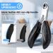 Professional Toe Nail Clippers for Thick Nails - Heavy-Duty Stainless Steel Pedicure Cutter for Ingrown Toenails with Soft Handle - Men and Women - Buy Online on GoSupps.com