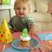 4 Pack Green Cartoon Dinosaur Cupcake Toppers - 3D Torte Decoration Picks for Baby & Birthday Parties - Buy Online on GoSupps.com