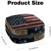Women's American Flag Napkin Storage Bag | Portable Menstrual Cup & Tape Organizer | Perfect for Fishing & First Period Essentials - Buy Online on GoSupps.com