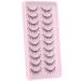 Geeneiya 02A 3D Mink Eyelashes Pack - 10 Pairs Natural Look Fluffy Individual Cluster Extension Lashes - Buy Online on GoSupps.com