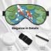 Soft Blackout Eye Masks for Better Sleep - Reusable Sleep Mask for Men & Women Travel Essentials Gifts - Japanese Koi Fish Design - Buy Online on GoSupps.com