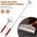 Azymi Telescoping Back Scratcher for Men - Extendable with Wood Handle and Massage Roller | Stainless Steel Claw Back Massager for Adults - Buy Online on GoSupps.com
