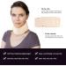 Adjustable Soft Foam Neck Brace for Neck Pain Relief - Universal Cervical Collar for Sleeping & Injury Recovery (White, 3 Depth) - Buy Online on GoSupps.com