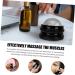 Ultechnovo Facial Massage Tools - 2-Piece Earth Tones Ball Set for Essential Oil Fitness | Office Relaxation Device | Black Base Fascia Rollers - Buy Online on GoSupps.com
