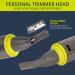 2 in 1 Men's Facial Hair Trimmer - Painless Trimming for Nose, Ear, Necklines, Sideburns, and Eyebrows - Buy Online on GoSupps.com