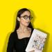 LONDON MOLE Round Reading Glasses 1.0x | Stylish Unisex Moley Eyewear | Gloss Black Cool Readers - Buy Online on GoSupps.com