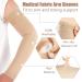 3 Pairs Lymphedema Compression Arm Sleeve 20-30mmHg Full Arm Support - Beige M Size - Buy Online on GoSupps.com