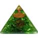Buy Large Orgone Pyramid with Peridot Crystal - Energy Generator for EMF Protection & Meditation Healing - Buy Online on GoSupps.com