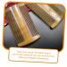 Angoily Sandalwood Beard Comb for Men | Durable 3-Stitch Green Mustache & Beard Care Tool - Buy Online on GoSupps.com