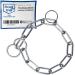 Rustproof chainstab with a train stop to dog training - dog collar made of stainless steel - long -tangled 5mm thick - length 56cm dog owner chain with traction limit Total length: 56 cm thick: 5 mm