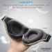 2024 Innovative Sleep Mask for Men & Women | 100% Light Blocking Ergonomic Adjustable Eye Mask with Earplugs for Sleep Nap Meditation & Travel - Brown - Buy Online on GoSupps.com