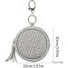 Petufun Pacifier Bag - Stylish Binky Clip Holder with Locking Key for Diaper Bags | Zip Paci Pouch for Young Girls | Light Gray Travel Stroller Accessories - Buy Online on GoSupps.com