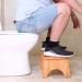 P&BEXC Bamboo Squatting Toilet Stool | Anti-Slip Layer | Easy to Clean | Fully Assembled | Adult & Elder Potty Training - Buy Online on GoSupps.com