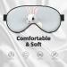 Shop Cute White Rabbit Print Unisex Sleeping Eye Mask | Soft Light-Blocking Comfort for Better Sleep - International Shipping - Buy Online on GoSupps.com