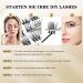 Cluster Lashes QueWel - 72 Pcs DIY D Curl Eyelash Extensions Soft Individual 8-16mm Mix for Home Makeup | Qu06-D-Mix - Buy Online on GoSupps.com