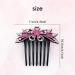 6 Pack Large Crystal Rhinestone Side Comb Set - Fancy Sparkly Gems Hair Accessories for Women - Buy Online on GoSupps.com