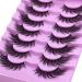 Augenli 7Pairs Fox Eye Lashes: Angel Wing False Eyelashes for Natural, Wispy, Fluffy Anime Doll Look - Perfect for Daily or Cosplay Wear (01a) - Buy Online on GoSupps.com