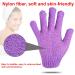Duufin 14 Pairs Exfoliating Gloves for Body Scrub, Bath, Spa - Bright Color - Buy Online on GoSupps.com