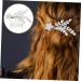FRCOLOR bangs comb crystal hair combs bride hair comb wedding hair comb bridal hair comb decorative hair combs wedding headpiece for bride simple Miss aluminum alloy Comb - Buy Online on GoSupps.com