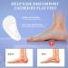 Arch Support Insoles for Flat Feet - 12 Pairs Gel Cushions for Plantar Fasciitis - Reusable Adhesive Foot Pain Relief for Men & Women - Buy Online on GoSupps.com