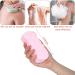2Pcs Ultra Soft Exfoliating Bath Sponges + Sticky Hooks | Dead Skin Remover for Pregnant Women, Adults & Children | Reusable & Super Soft | Pink and Blue - Buy Online on GoSupps.com