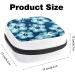 GIAPB Sanitary Napkin Storage Bag Period Bag Tampon Bag Makeup Bag Pad Pouch Tropical Blue Hibiscus Flower Color3451 - Buy Online on GoSupps.com