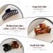 Cptots 5PCS Hair Claw Clips - Rectangle Tortoise Transparent Jaw Clips for Women and Girls - Fashion Hair Styling Accessories - 5 Colors - Buy Online on GoSupps.com