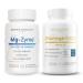 Biotics Research Mg-Zyme Triple Magnesium Complex for Sleep Relaxation & Bone Health + Biomega-1000 Omega-3 Fish Oil for Heart Brain & Immune Support 100 Capsules & 90 Softgels