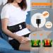 Haofy Heated Massage Belt | Adjustable Electric Heating Waist Wrap for Arthritis Relief | Black Lower Back Warmer - Buy Online on GoSupps.com