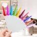 BNG Stiletto Nail Colour Display Sticks - 80 Nail Art Tips - Gel Polish Practice Sample Sticks - Salon Color Card Chart Fan - Natural Colors Wheel - with Ring Holder - Buy Online on GoSupps.com