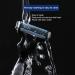Men's Razor and Razor Blades Portable Shaver Triple-Blade Manual Shaving Knife with 8 Razor Blade Refills Aloe Vera and Vitamin E for Sensitive Skin - Buy Online on GoSupps.com