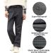 JOMLUN Boys Fleece Lined Hiking Pants - Winter Gray, 14-16 Years - Buy Online on GoSupps.com