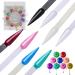 100pcs Clear Stiletto Nail Swatches - Transparent Nail Art Practice Tips Display Board (Pack of 1) - Buy Online on GoSupps.com