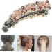 DRESSOOS Rhinestone Hair Clip Banana Hair Clips for Women Hair Accessories for Women Hair Clips for Fine Hair Rhinestone Barrettes for Women Banana Clip Rhinestones Hair Comb Curls Women's - Buy Online on GoSupps.com