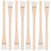ZEONHEI 8 PCS 1 Inch Flat Hake Brushes  Soft Goat Hair Brush and Hake Paint Brush with Solid Wooden Handle  Hake Brush Set for Watercolor Pottery Painting Arts 8 1 Inch