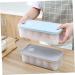 1pc Box Egg Storage Box Eggs Egg Holder for Refrigerator Household Kitchenware Earth Tones re-usable Blue 24x11.5cm - Buy Online on GoSupps.com