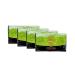 Olivia Natural Glycerin Bar Soap for Face and Body Infused with Olive Oil & Vitamin E 4.4 oz bars (4 pack)