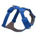 Luffwear front Range dog harness reflective yating adjustable comfortably padded everyday dishes for walks and dog races 2 linen fortifications and V-ring Blue Pool M Bl Blue Pool