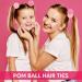 8pcs Pom Ball Hair Ties for Girls - Fluffy Pom Pom Hair Bands for Kids - Elastic Fur Ball Ponytail Holders - Hair Accessories for Women & Kids - Buy Online on GoSupps.com