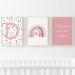 Pompom Prints Set of 3 Girls Bedroom Prints Rainbow Nursery Prints Scandi Boho Style Nursery Decor Playroom Prints Picture Frames not Included (8x10 Inch D) 8x10 Inch D