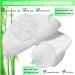 PINOWU 16 Pack Reusable Bamboo Makeup Remover Pads with Laundry Bag - Organic Cotton Rounds for Facial Cleansing - Chemical-Free Bamboo Velour - White - Buy Online on GoSupps.com